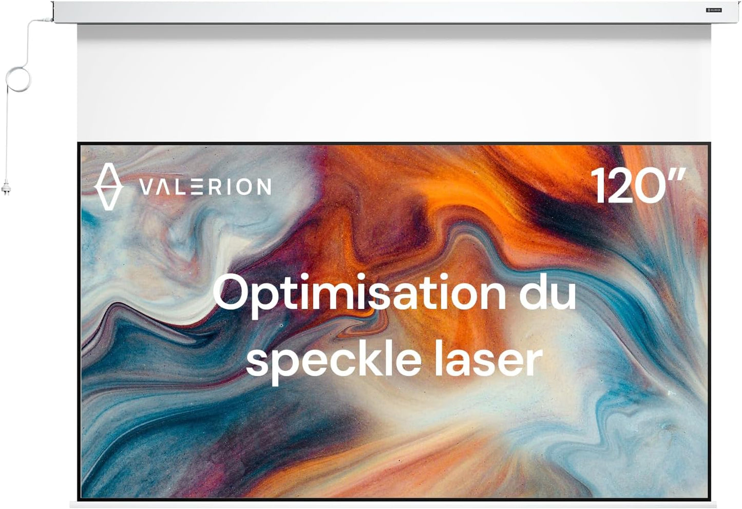 Écran PureVision motorisé toile blanche mate