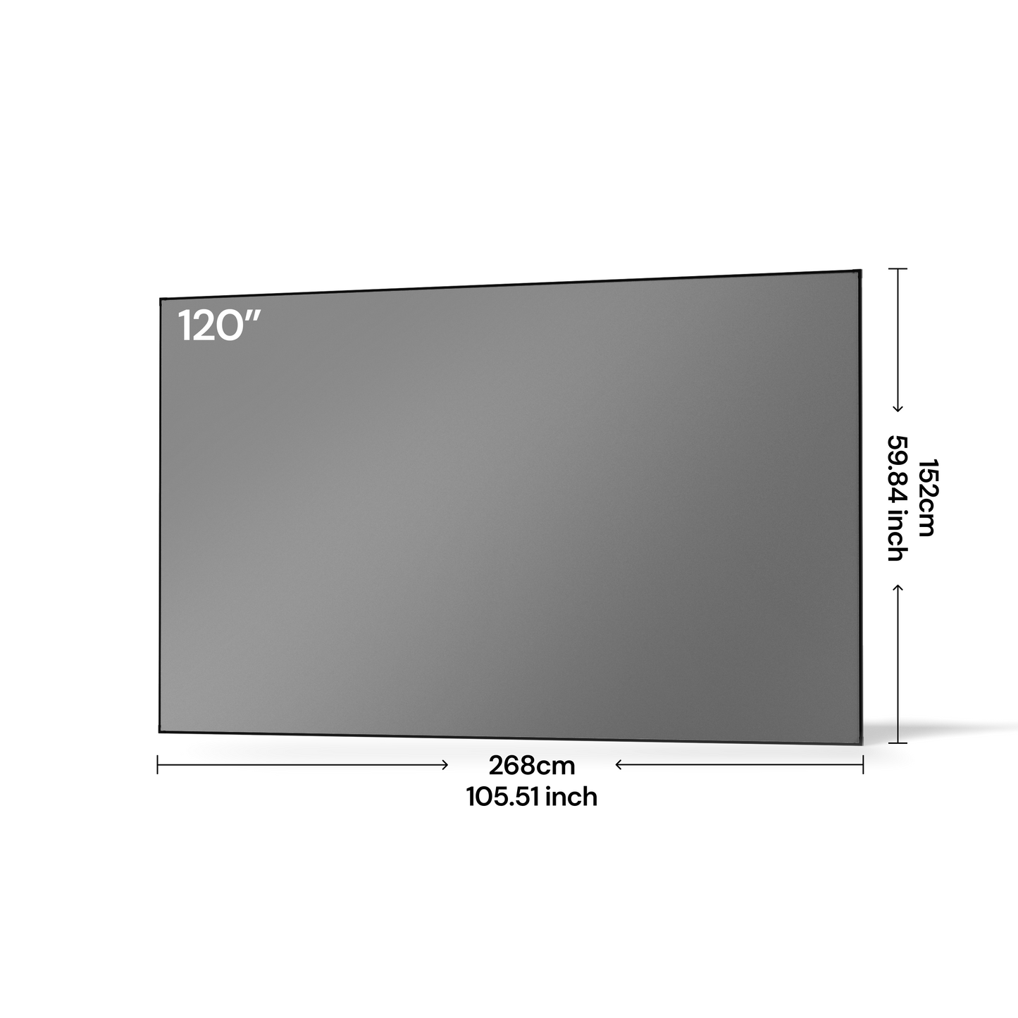 Écran Valerion Fresnel Anti-lumière ambiante 100"/120"