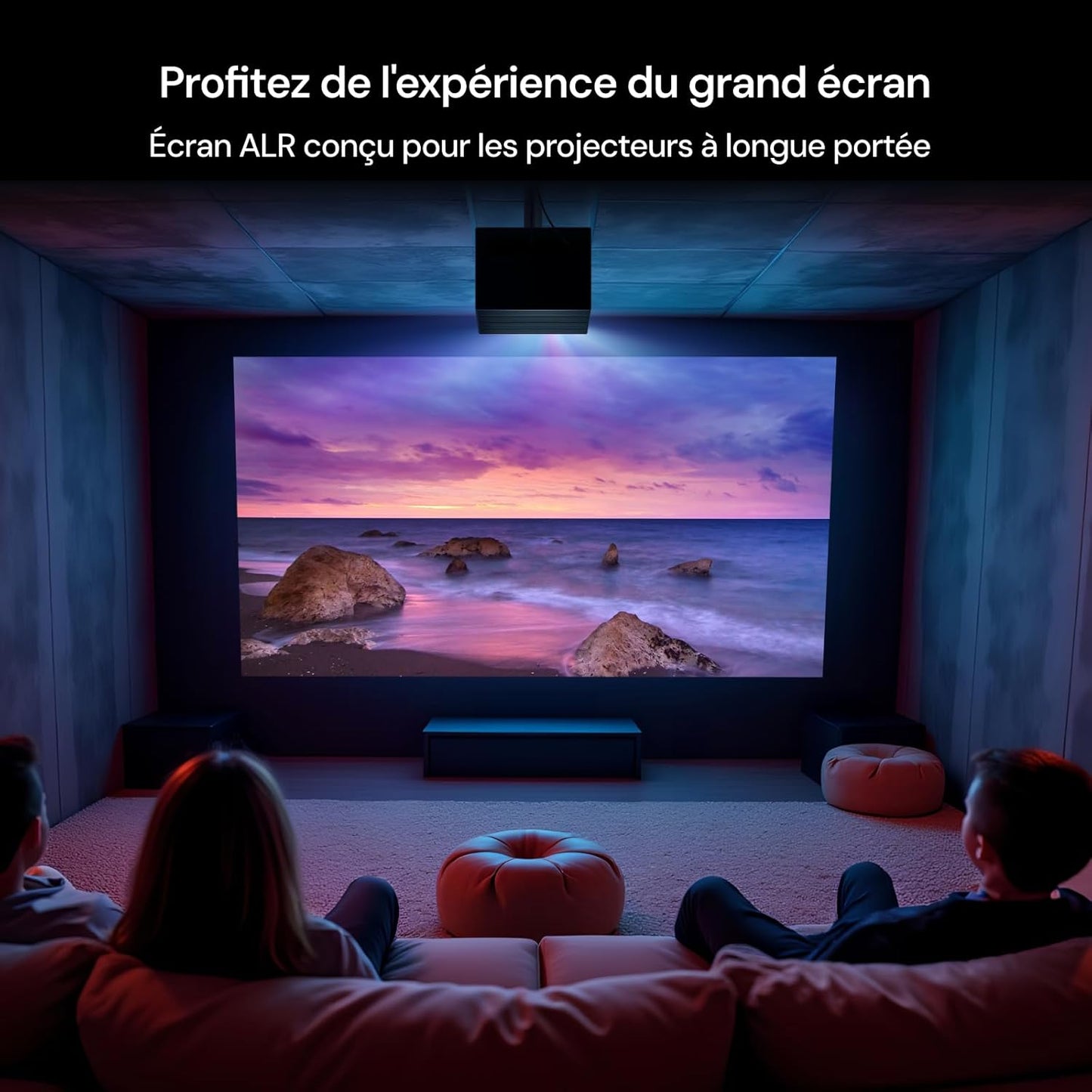 Écran Valerion Fresnel Anti-lumière ambiante 100"/120"