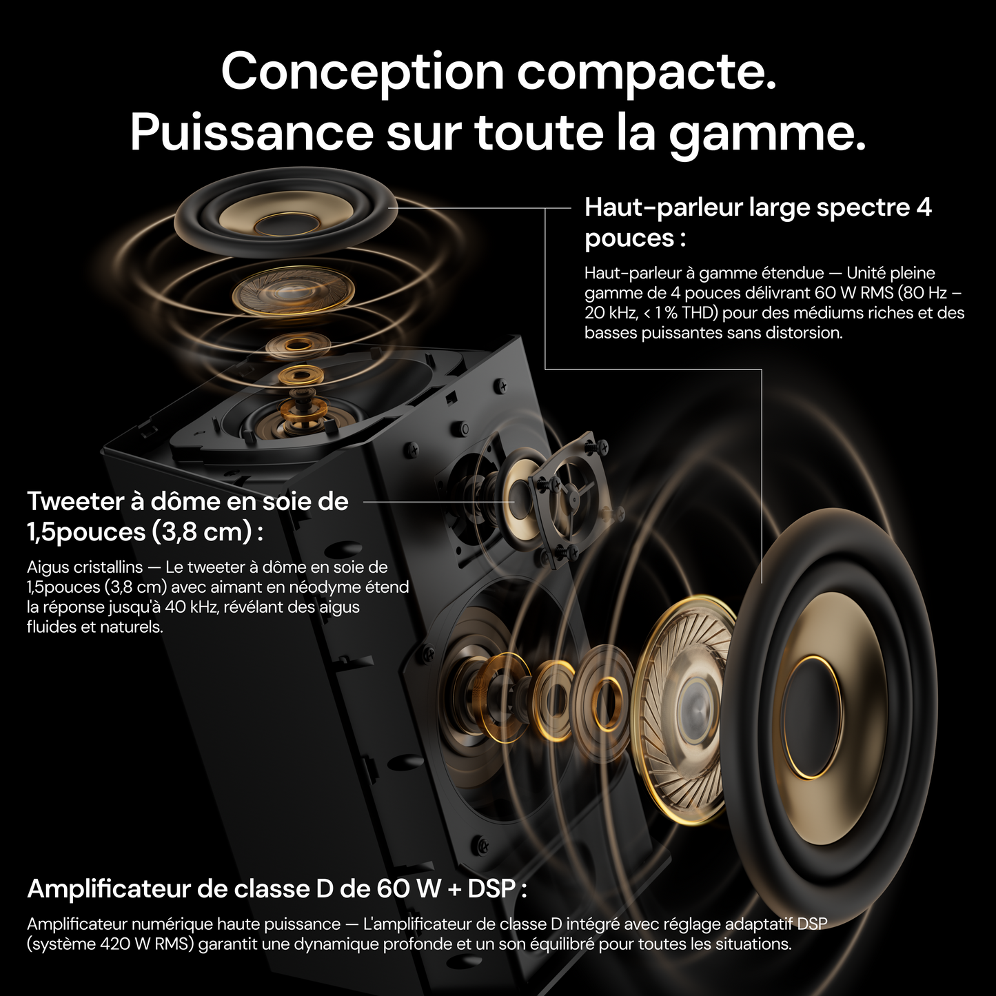 Valerion Thunderbeat Système de haut-parleurs