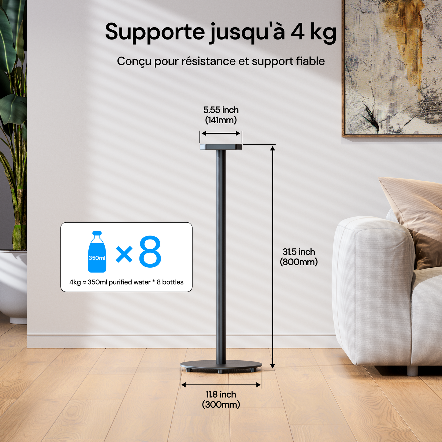 Support de Sol pour Système Audio Thunderbeat