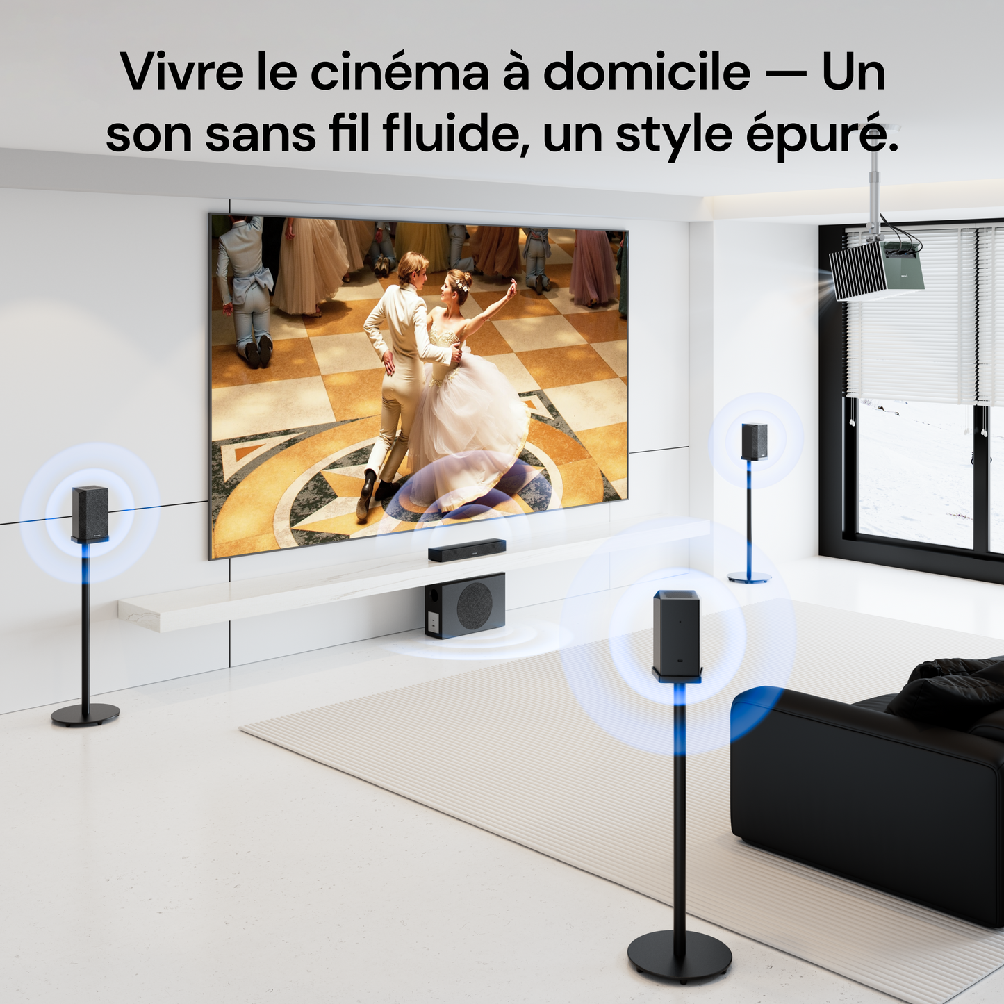 Support de Sol pour Système Audio Thunderbeat