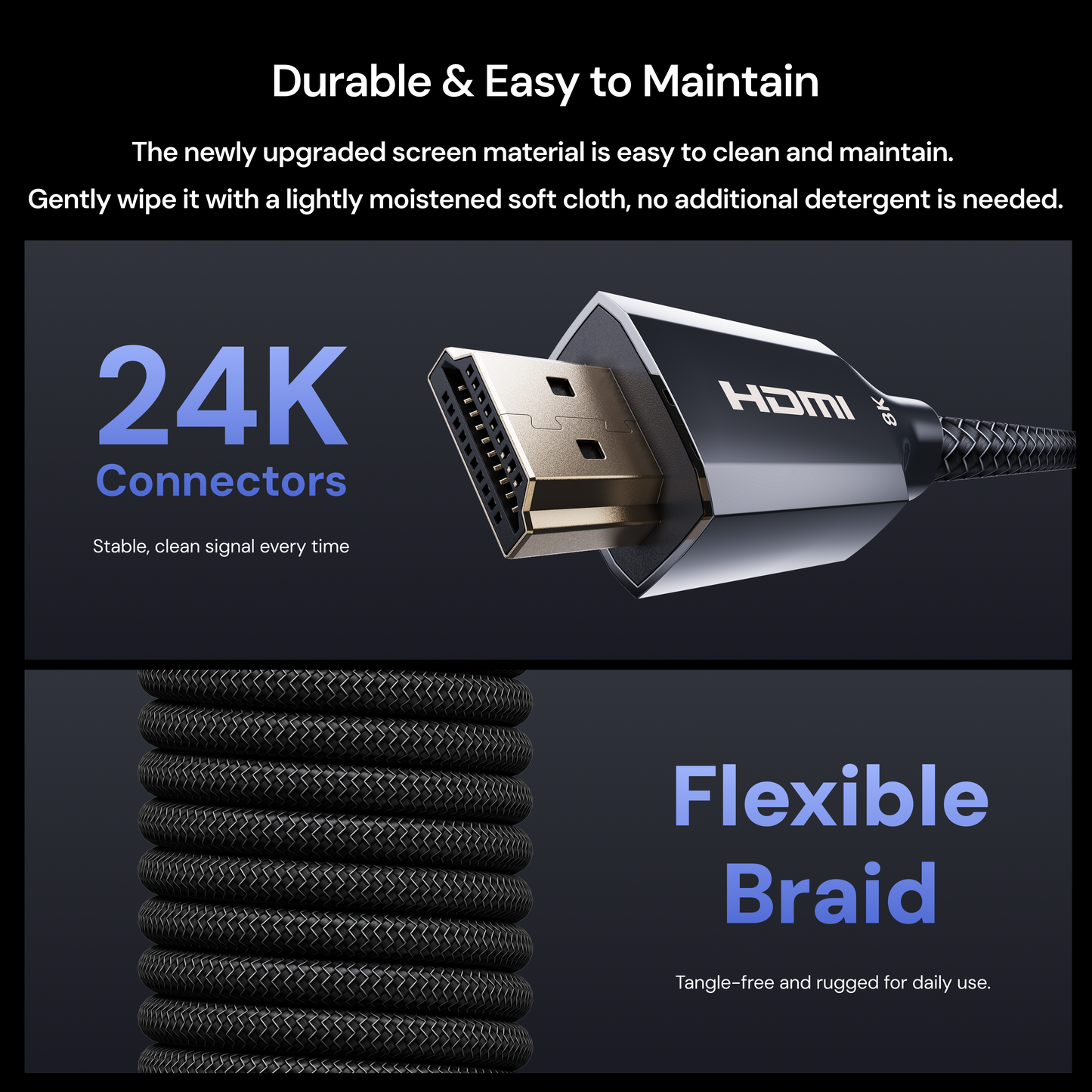 Valerion Câble Ultra-High Speed Certifié HDMI® 2.1