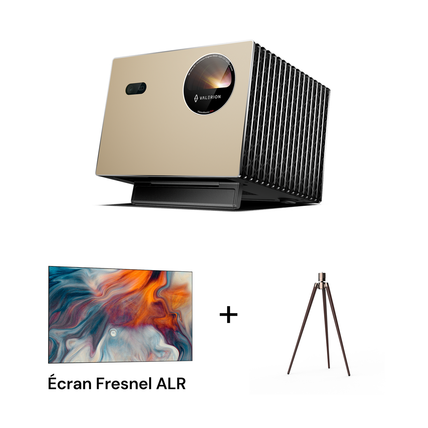 VisionMaster Pro + Écran blanc mat & Support