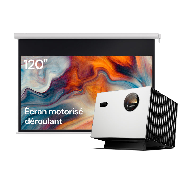 StreamMaster Plus2 + Écran motorisé déroulant Valerion
