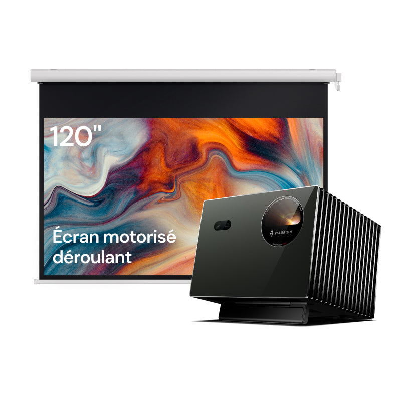 VisionMaster Pro2 + Écran motorisé déroulant Valerion