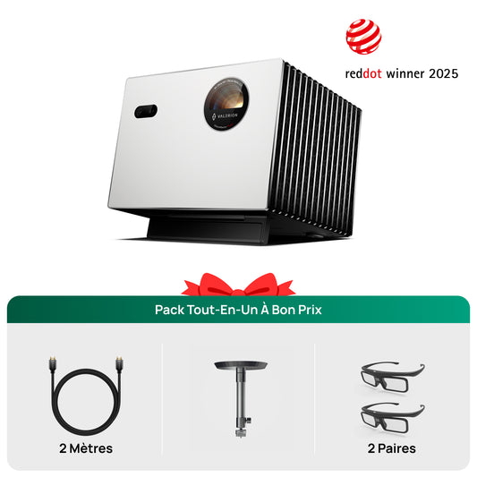 StreamMaster Plus2 + Support + Lunettes 3D (2 paires) + HDMI