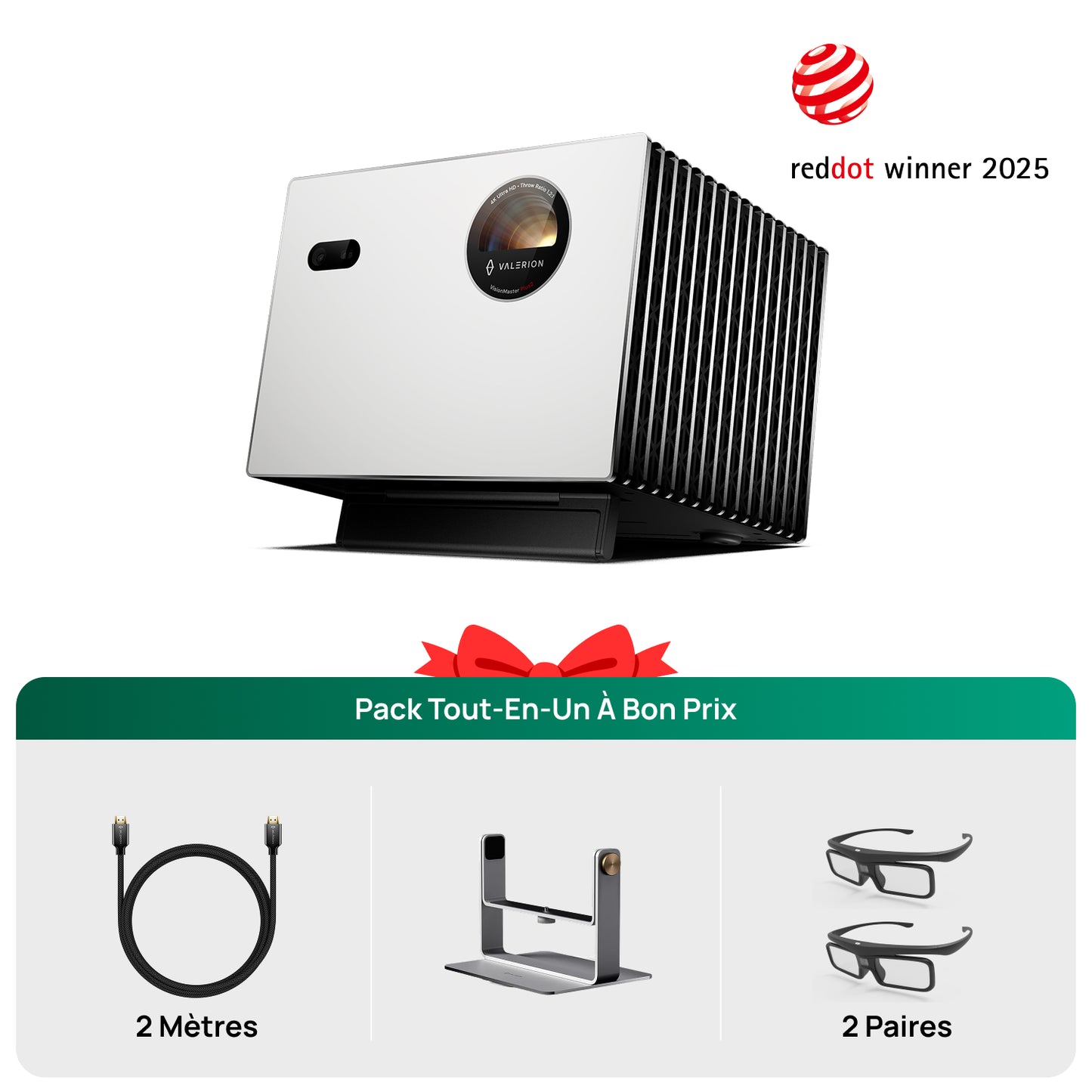 StreamMaster Plus2 + Support + Lunettes 3D (2 paires) + HDMI