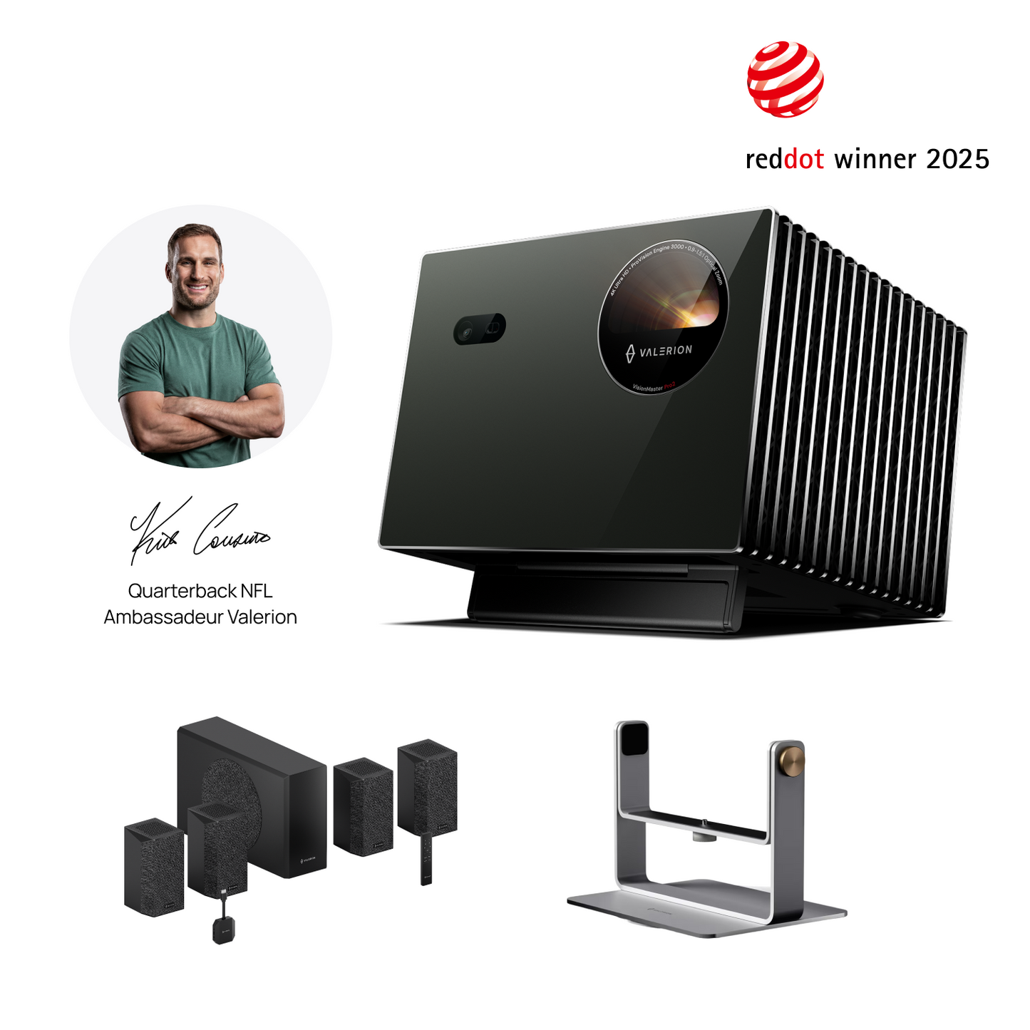 Valerion Pro2 & Pro Édition Théâtre Audio Dolby Atmos avec Supports