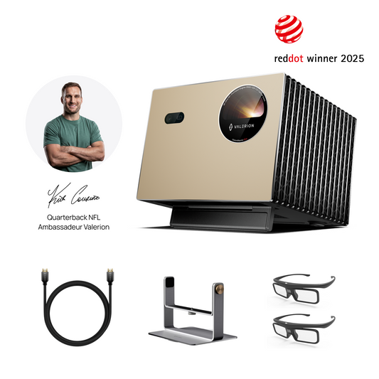VisionMaster Pro + Support + Lunettes 3D (2 paires) + HDMI