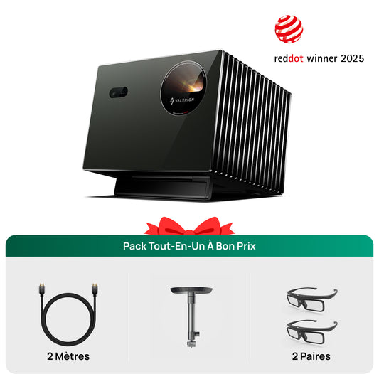VisionMaster Pro2 + Support + Lunettes 3D  (2 paires) + HDMI