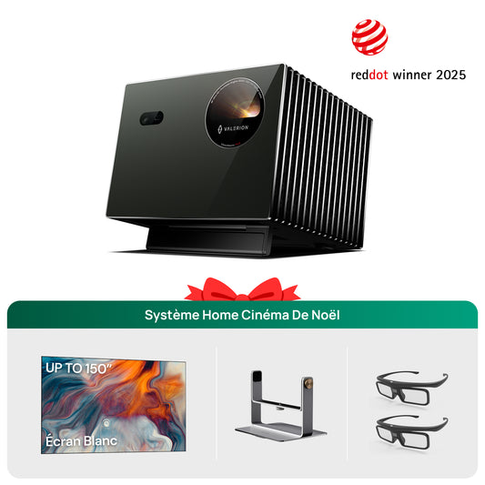 VisionMaster Pro2 + Écran blanc mat & Support Gimbal & Lunettes 3D(FR)