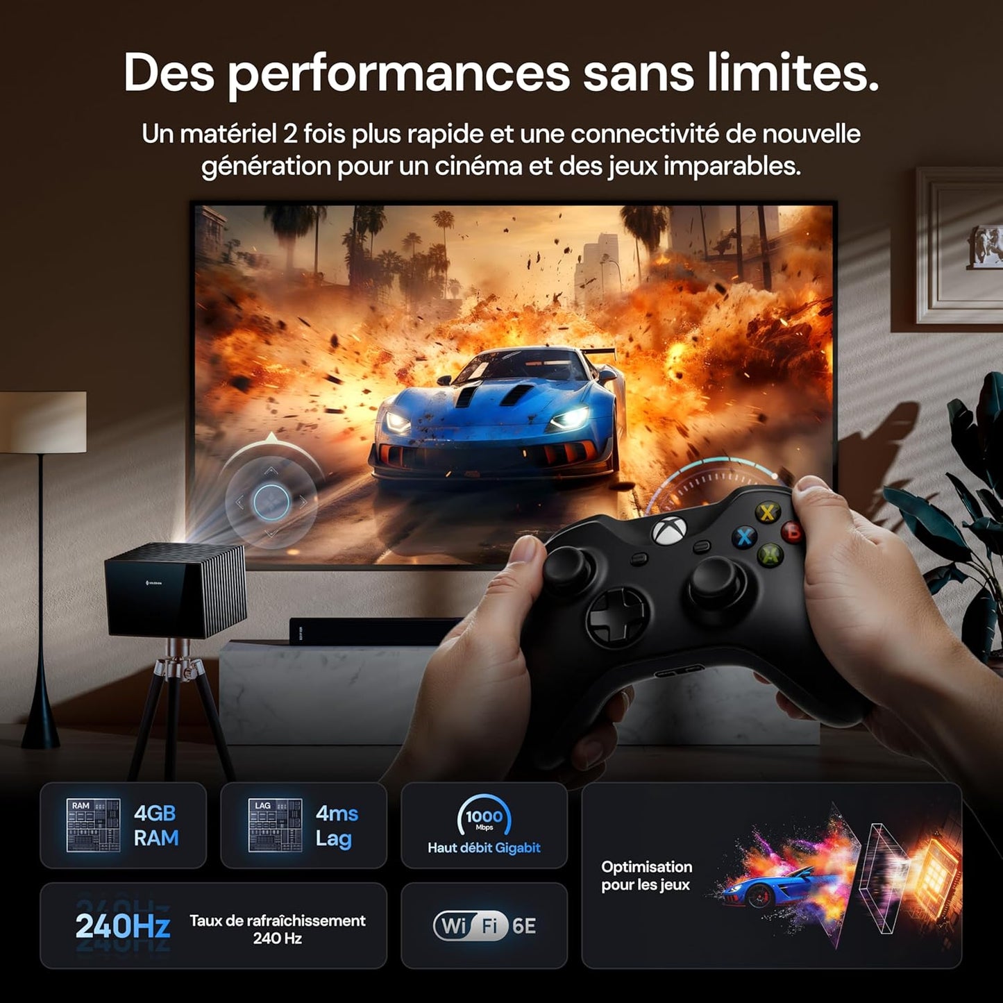 Valerion VisionMaster Max | Projecteur laser triple RGB 4K