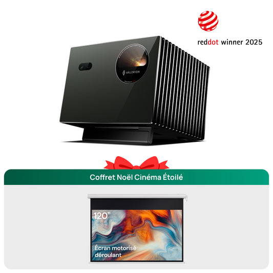 VisionMaster Pro2 + Écran motorisé déroulant Valerion