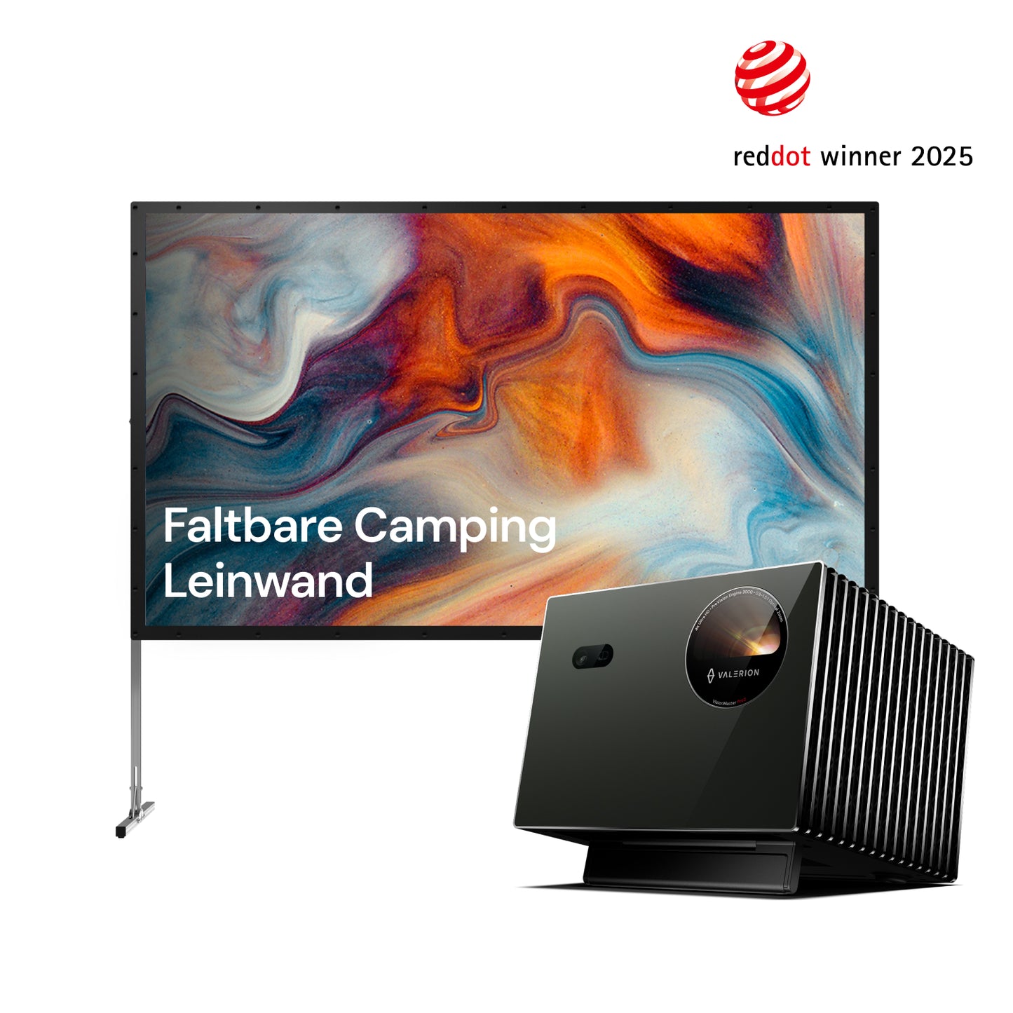 Valerion VisionMaster Pro2 + Écran portable pliable offert 100"