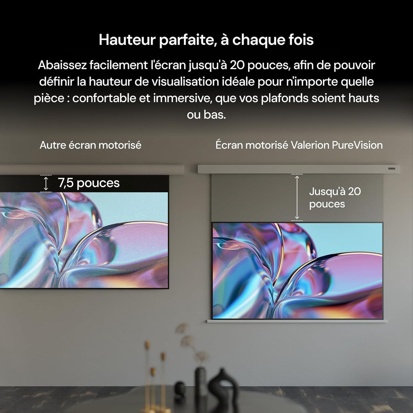 AWOL Valerion Max + Écran motorisé PureVision